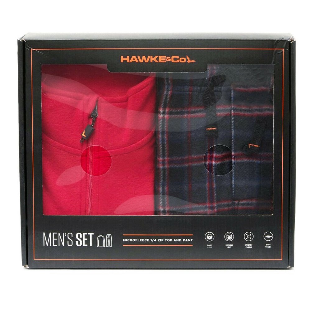 Hawke & Co Boxed Microfleece Top Pant Fleece 2-Pc